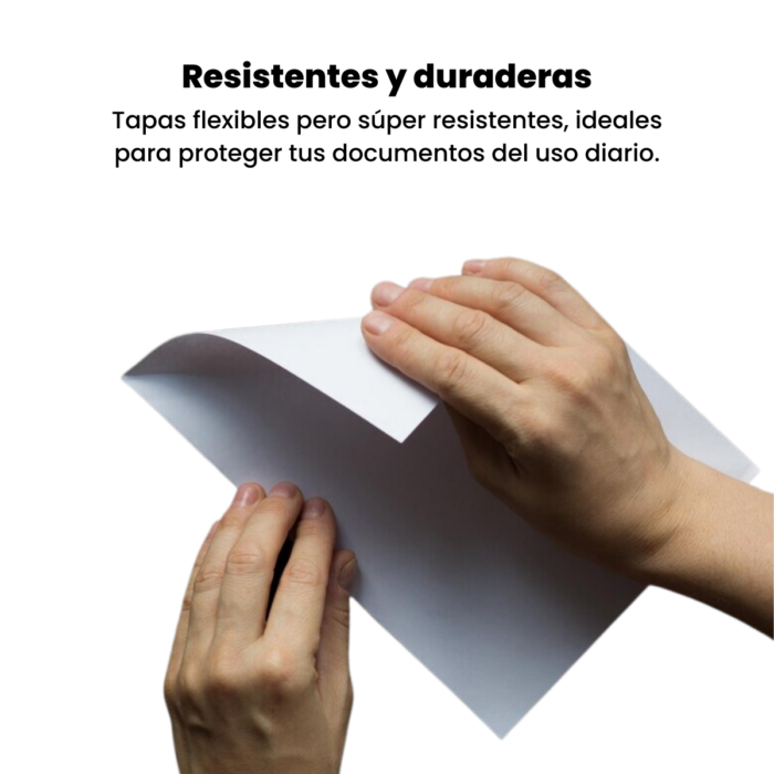 Tapas Encuadernacion Polipropileno A4 - X50 Unidades - Imagen 9