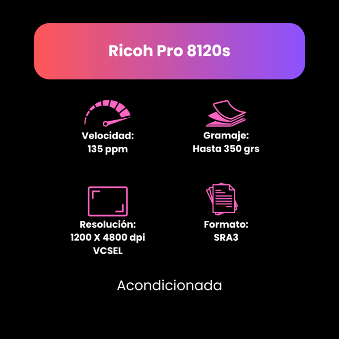Ricoh Pro 8100s 8110s 8120s - Imagen 3