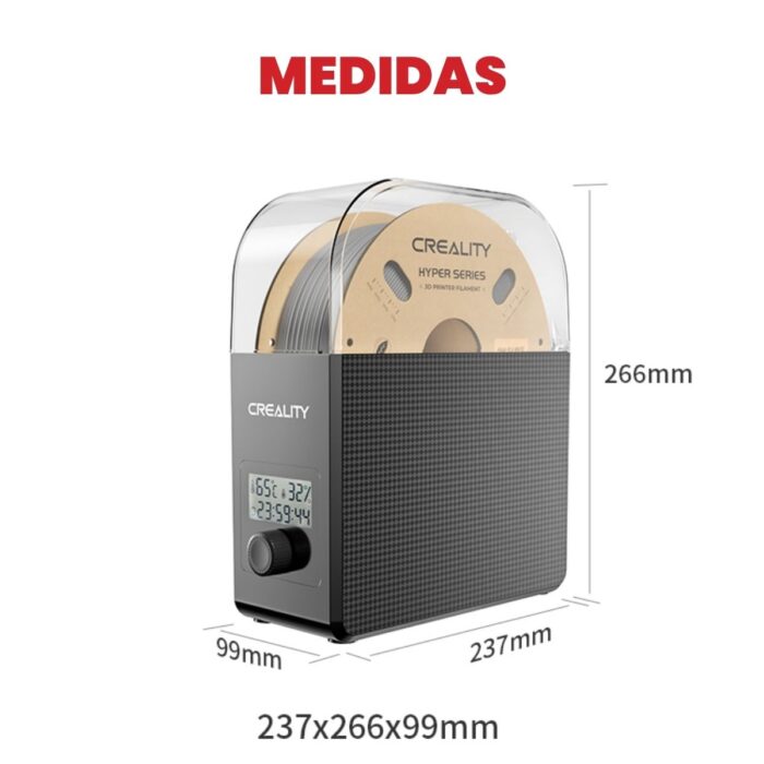 Secadora de Filamentos – Creality Filament Dryer Box 2.0 - Imagen 6