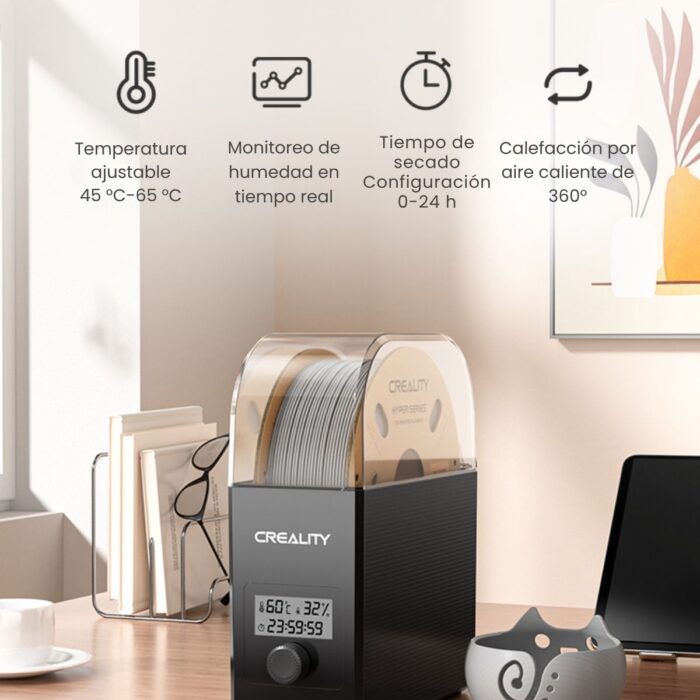 Secadora de Filamentos – Creality Filament Dryer Box 2.0 - Imagen 7