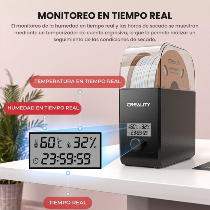 Secadora de Filamentos – Creality Filament Dryer Box 2.0 - Imagen 11
