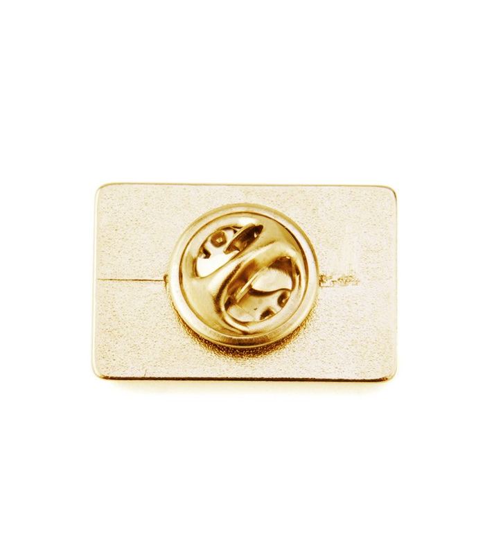 CAJERA PIN´S DORADO P-15O RECTANGULAR (21X13MM) + LUPA + TAPON DORADO