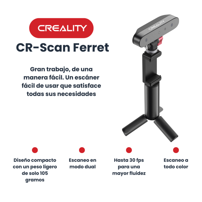 Creality Scanner Escáner 3D CR-Scan Ferret - Imagen 3