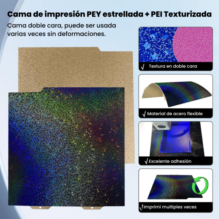 Cama Magnetica Doble Cara PEY/PEI 310x310 - Imagen 6