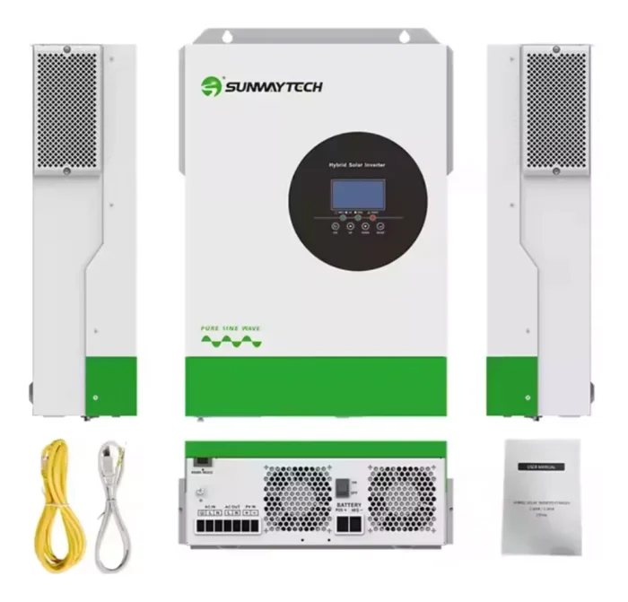Inversor Con Regulador De Carga 5.5kw 48v  Onda Pura - Imagen 8