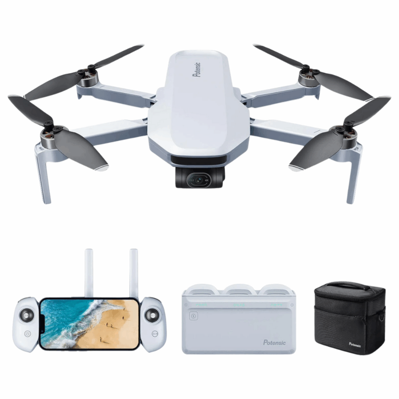 Drone Potensic Atom Fly More 4k 6km con Gimbal de 3 Ejes