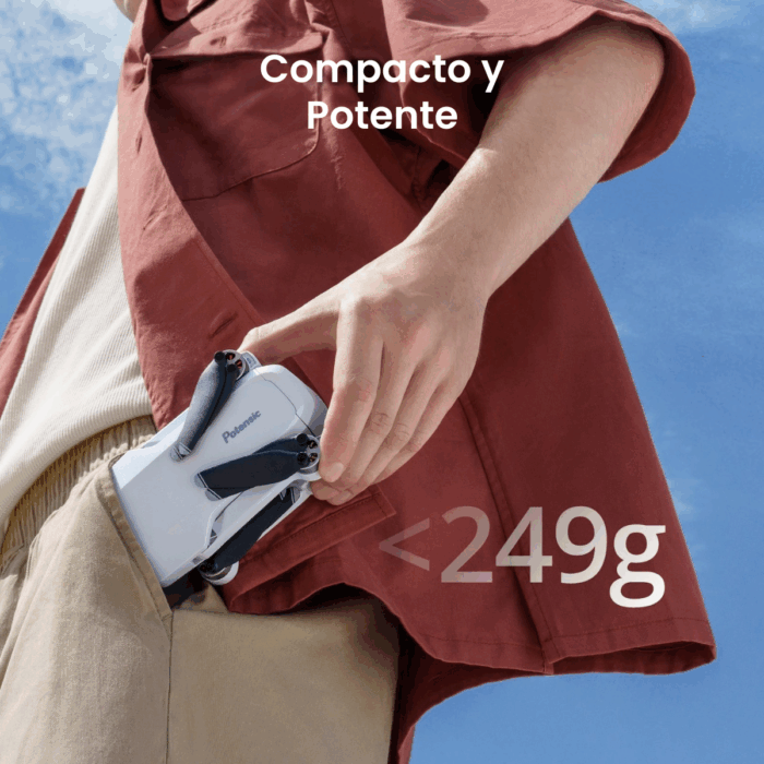 Drone Potensic Atom Fly More 4k 6km con Gimbal de 3 Ejes - Imagen 9
