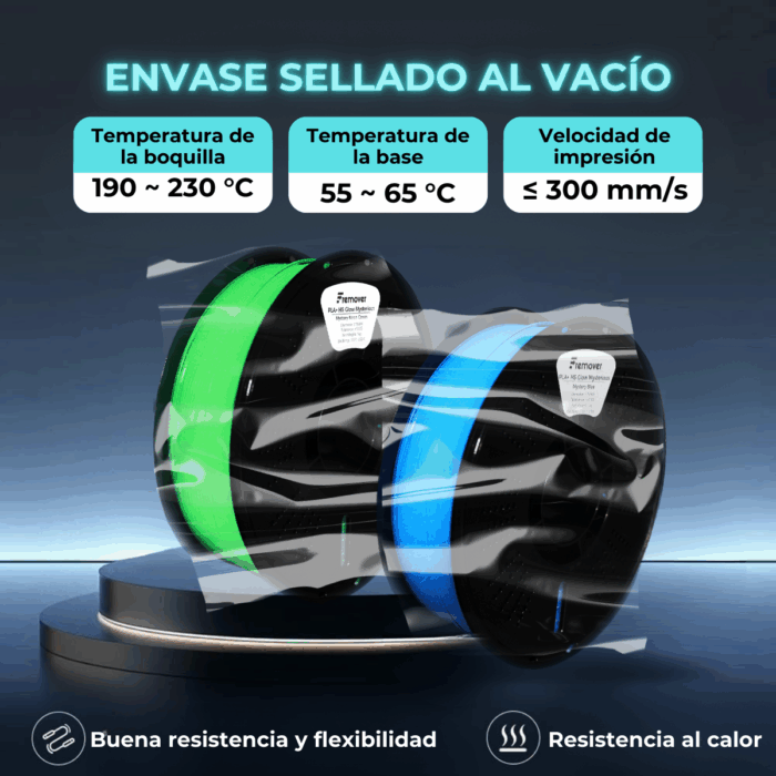 Filamento PLA+ High Speed Glow x1kg - Imagen 5
