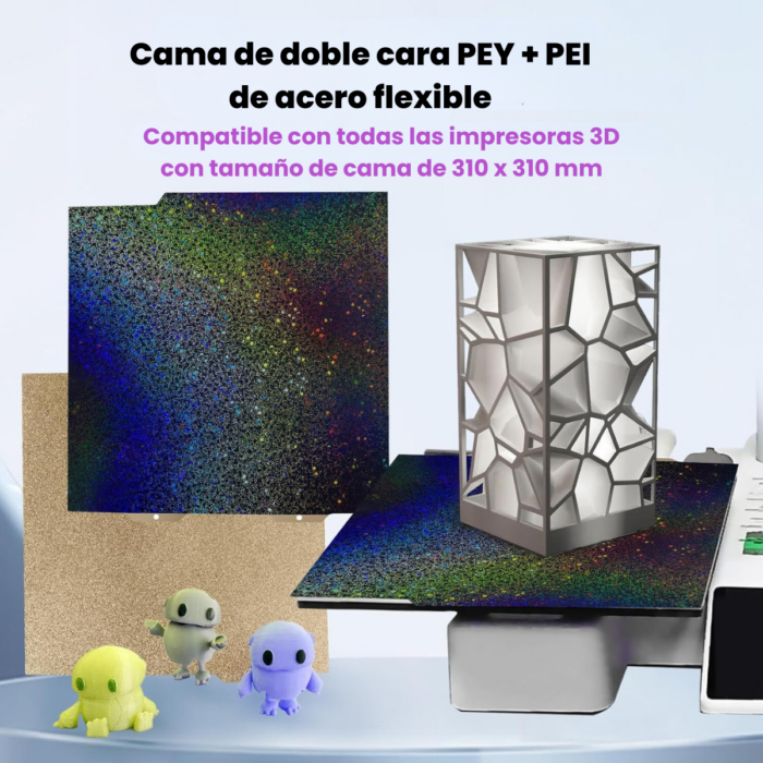 Cama Magnetica Doble Cara PEY/PEI 310x310 - Imagen 3