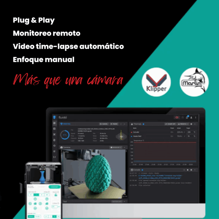 Cámara Mintion Beagle V2 para Impresoras 3D - Imagen 8