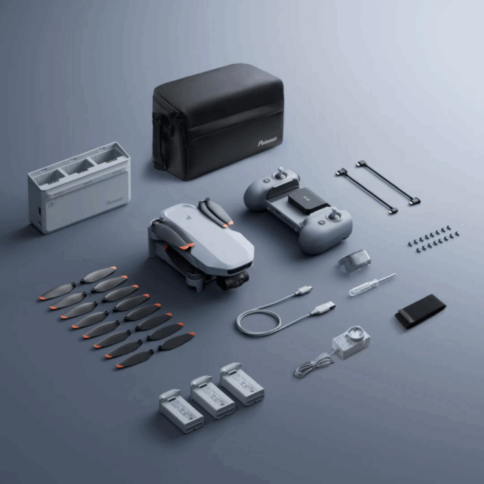 KIT Drone Potensic Atom 2 Fly More 8k 10km Rastreo Inteligente - Imagen 4