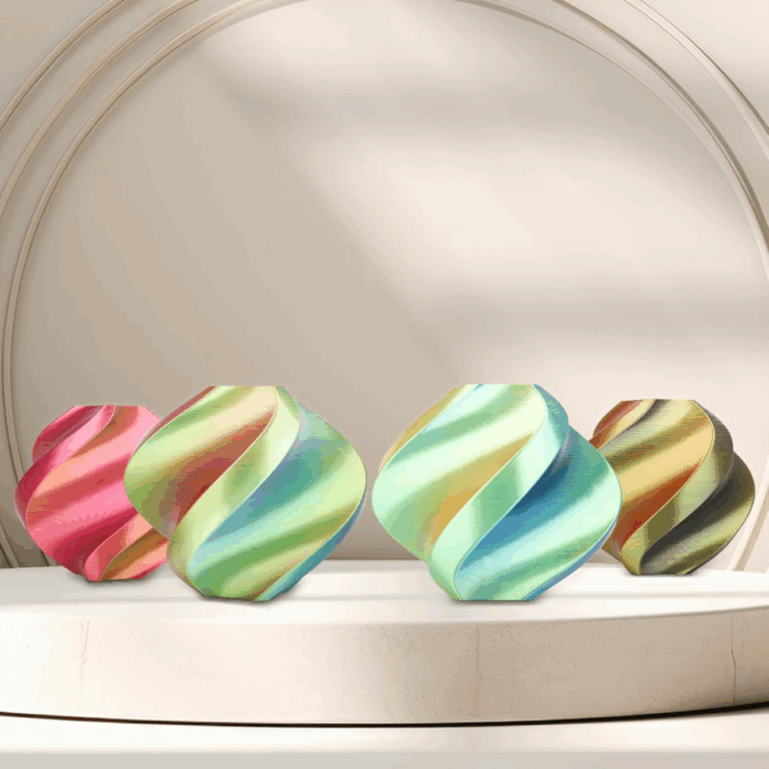 Filamento PLA+ HS Tri-Color Silk Fremover x1kg - Imagen 8