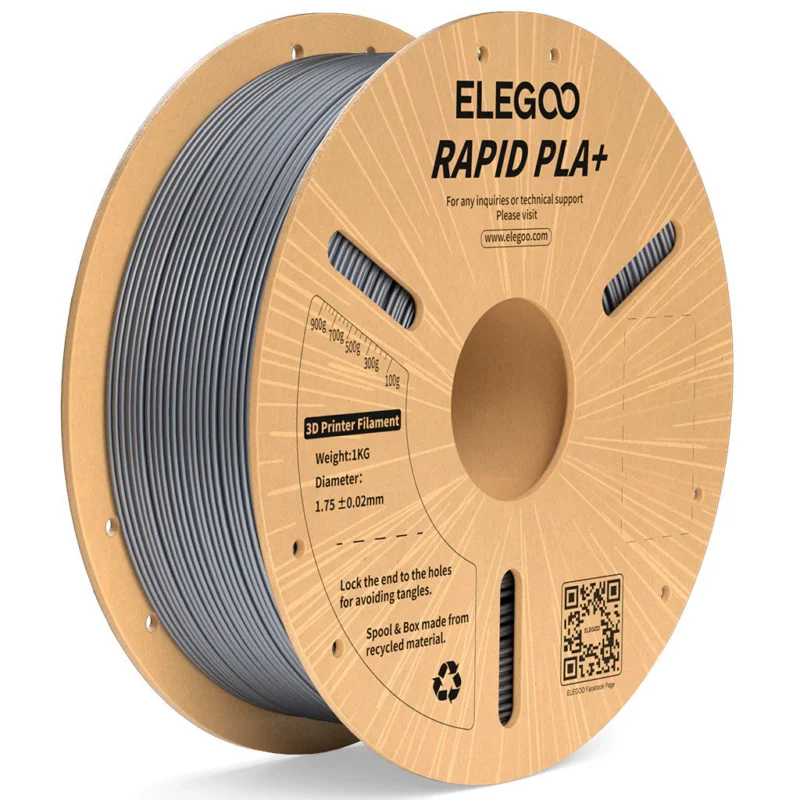Filamento Elegoo RAPIDO PLA+ 1.75mm 1KG 600 mm/s