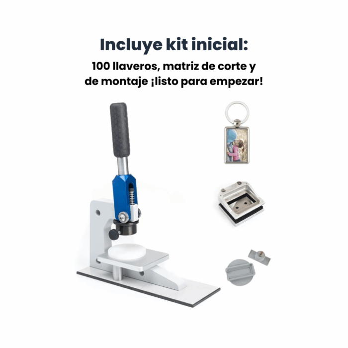Kit Combo Maquina IDGAMAX C-50 Para Hacer Llaveros Profesional En Casa - Imagen 2
