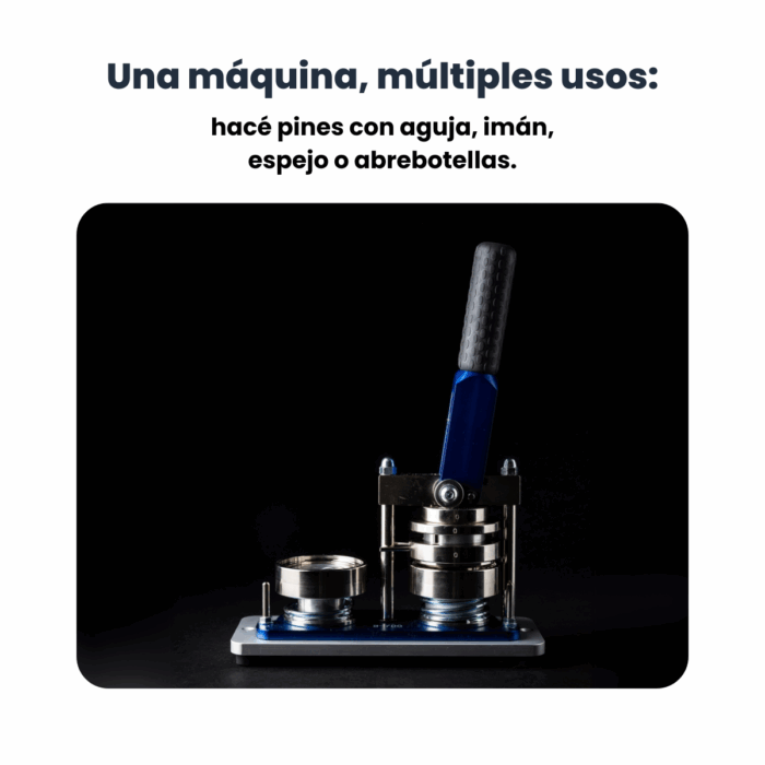 Kit Combo Maquina IDGAMAX B-700 Para Hacer Pines Profesionales En Casa - Imagen 3