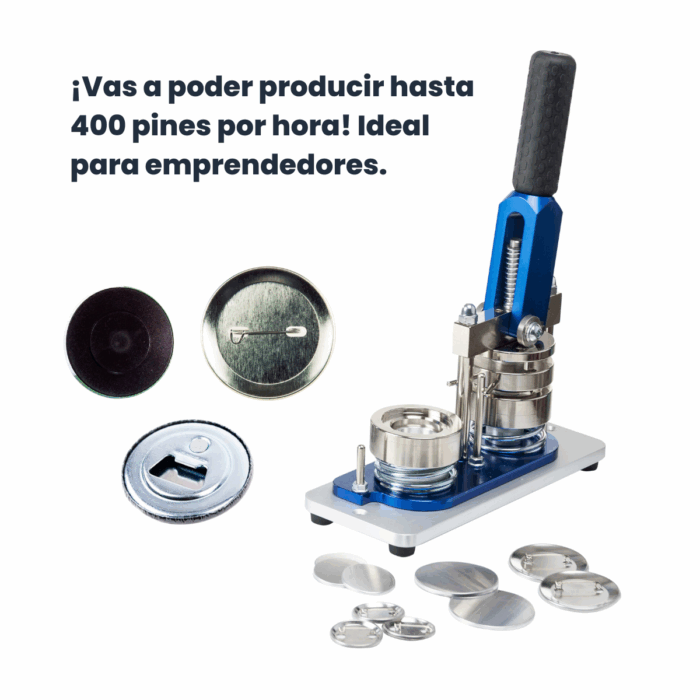 Kit Combo Maquina IDGAMAX B-700 Para Hacer Pines Profesionales En Casa - Imagen 4