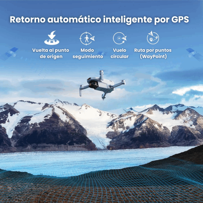 Drone Potensic Atom SE Ultraliviano 249g Gps Camara 4k HD - Imagen 5