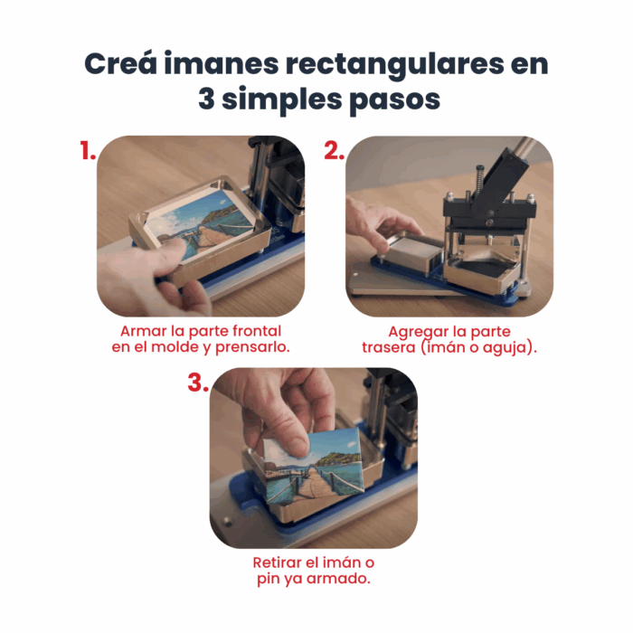 Kit Combo Maquina IDGAMAX B-900 Para Hacer Imanes Profesionales En Casa - Imagen 5