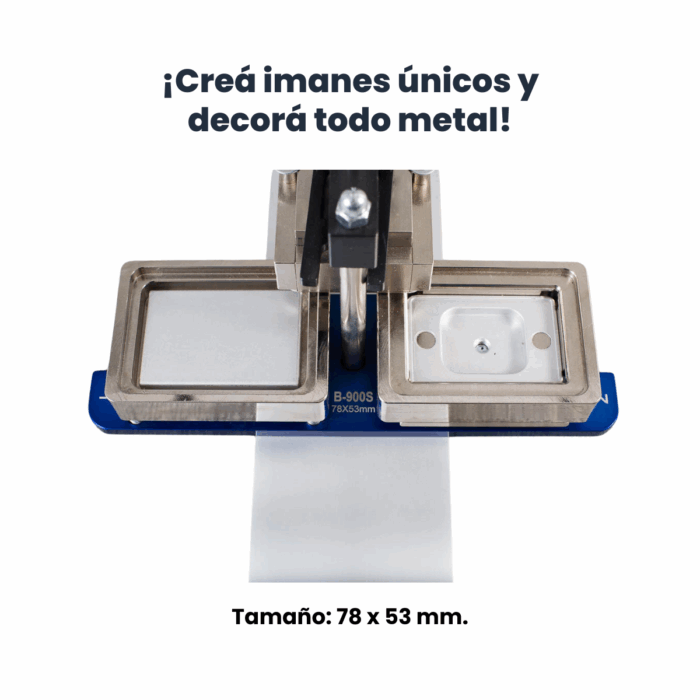 Kit Combo Maquina IDGAMAX B-900 Para Hacer Imanes Profesionales En Casa - Imagen 8