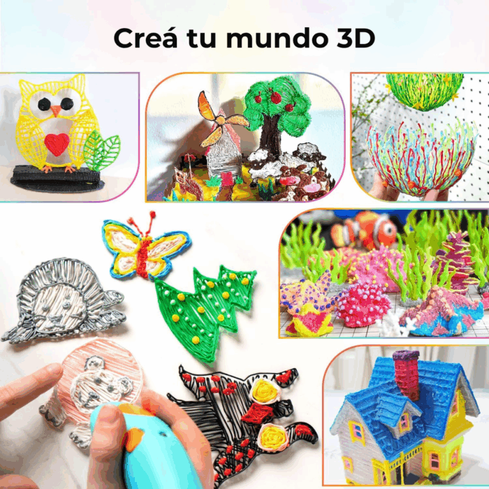 Filamento Mix PLA Small Pack Para Lápiz 3D - Imagen 3