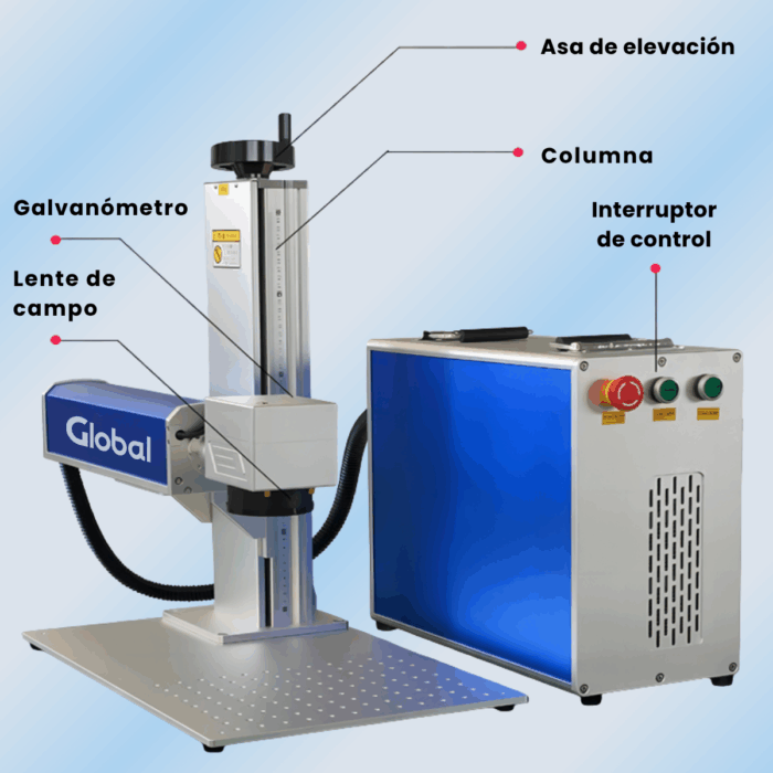 Máquina de marcado láser de fibra de grabado profundo de 100 W - Imagen 8