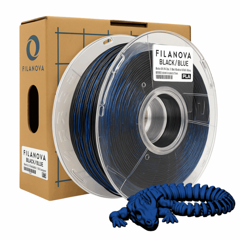 Filamento PLA Dual Color High Speed Filanova x 1Kg