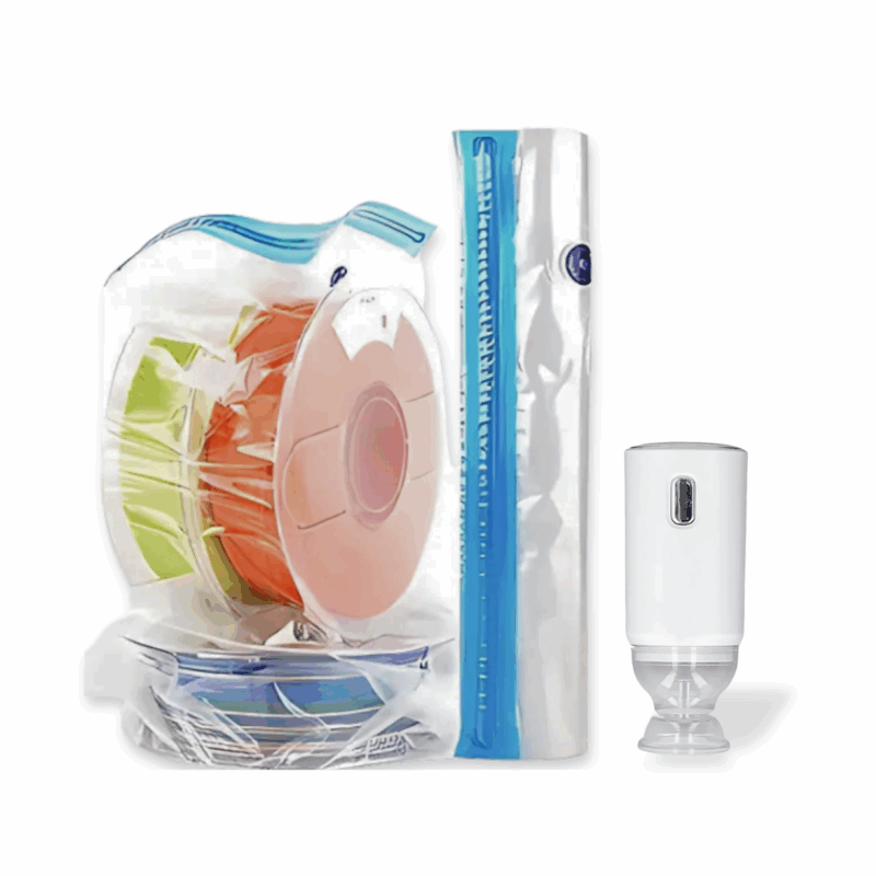 Bomba de Vacío Recargable Multiuso + Pack de Bolsas