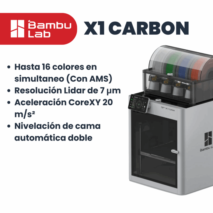 Bambu Lab X1 Carbon Combo - Imagen 3
