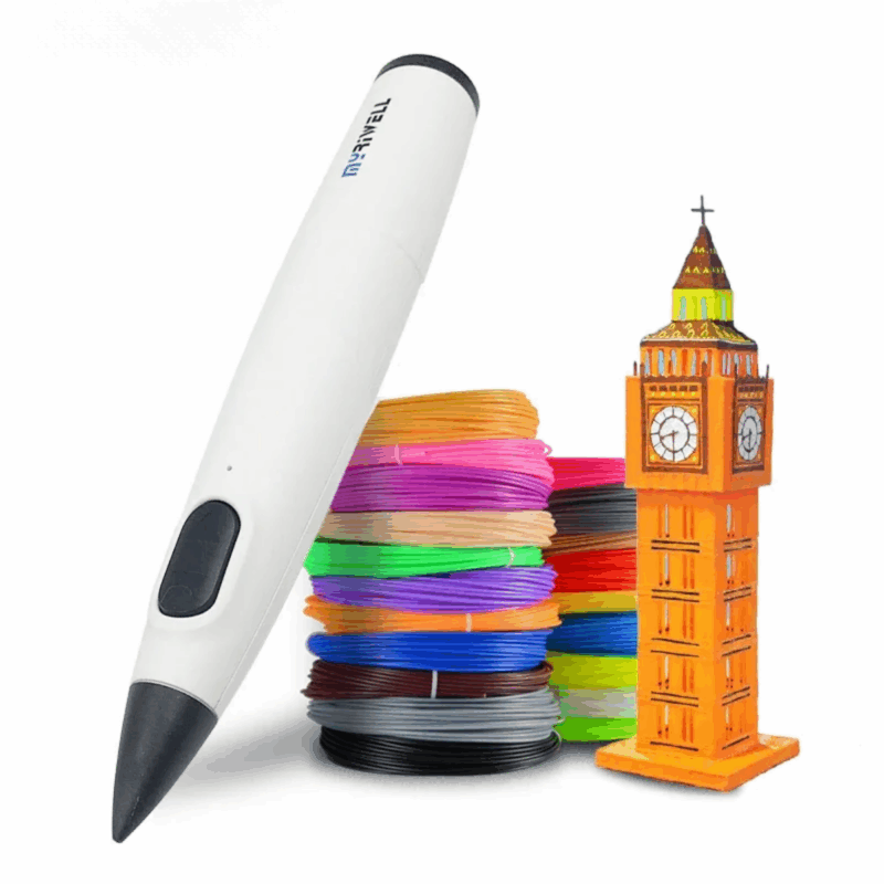 Lápiz 3d Para niños Pen USB Wire, manual, box PCL, No Quema