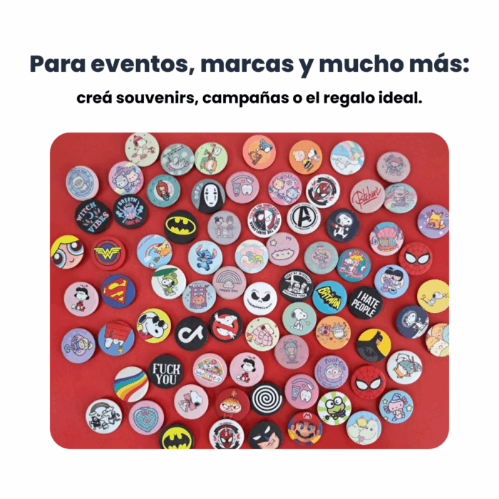 Kit para hacer 500 pines de 38 y 59 mm - Imagen 11