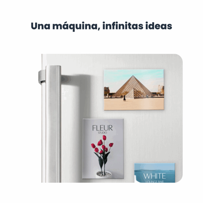 Kit para hacer 500 Imanes 78X53 mm con la B900 - Imagen 11