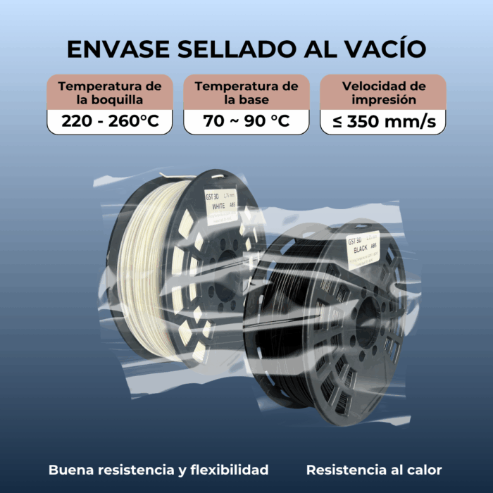 GST3D Filamento ABS Rollo x1 KG (Sin Caja) - Imagen 3