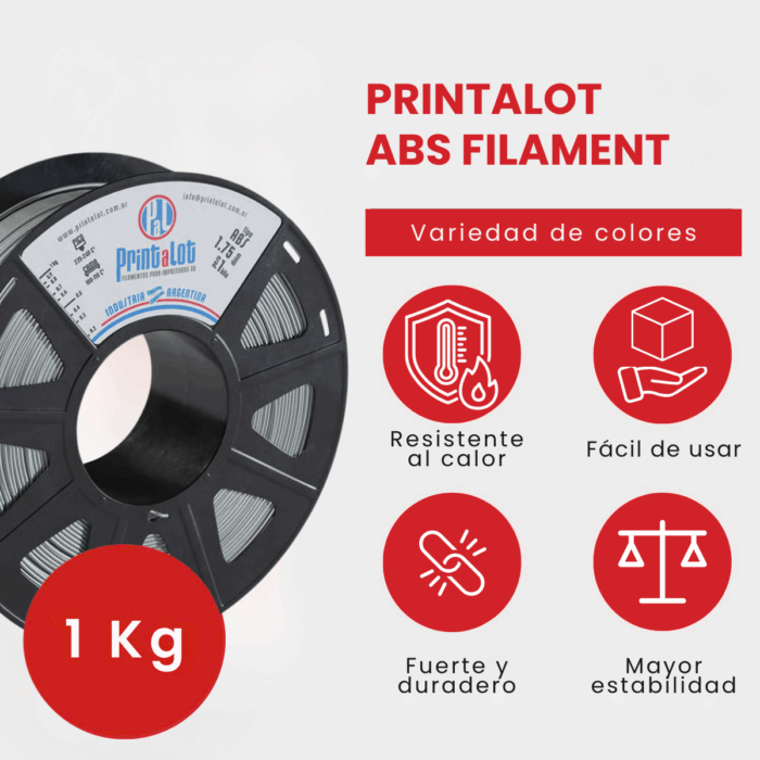 Printalot Filamento 3D ABS 1.75mm - Rollo x1 KG - Imagen 11