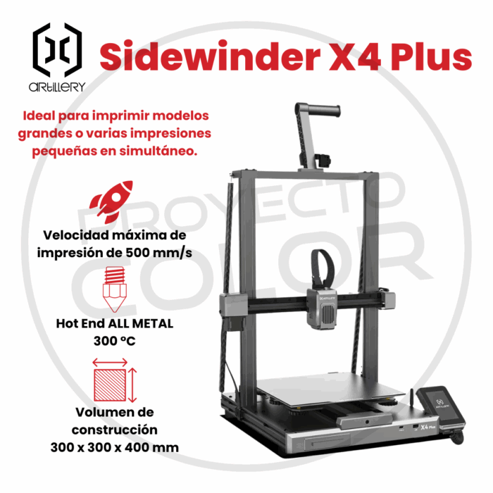 Artillery Sidewinder X4 PLUS S1 - Imagen 4
