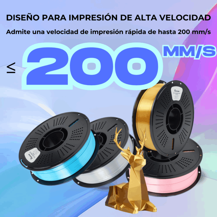 Filamento PLA+ High Speed Silk x1kg Fremover - Imagen 6