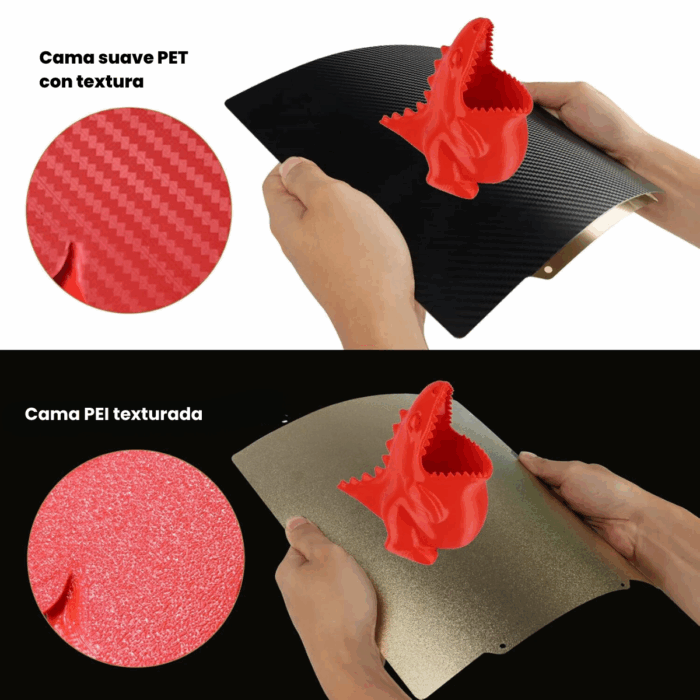 Cama Magnetica Doble Cara PET/PEI 310x310 - Imagen 8