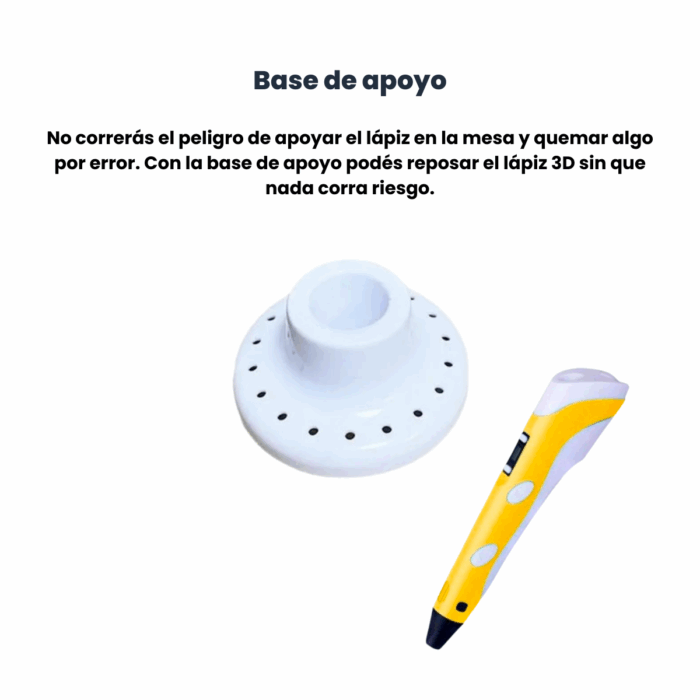 Lápiz 3d PLA + Base + Cable USB - Imagen 4