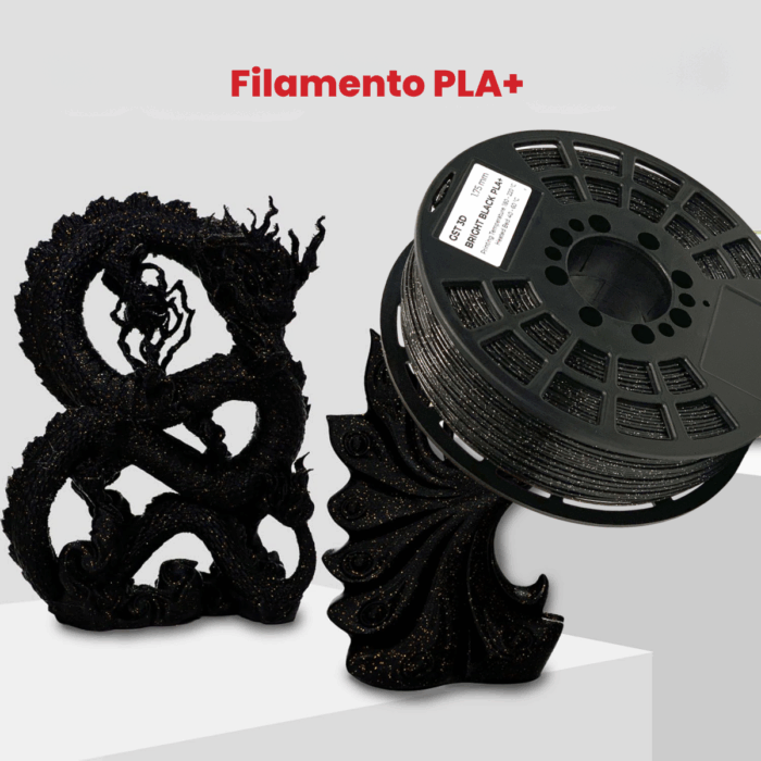 GST3D Filamento Glitter PLA+ Rollo x1 KG (Con Caja) - Imagen 9