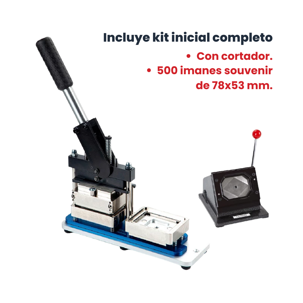 Kit para hacer 500 Imanes 78X53 mm con la B900 - Imagen 3