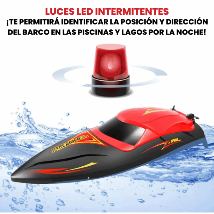 Lancha Deportiva Alta Velocidad 35 Km/h Control Remoto Brushless CSJ53851 - Imagen 3