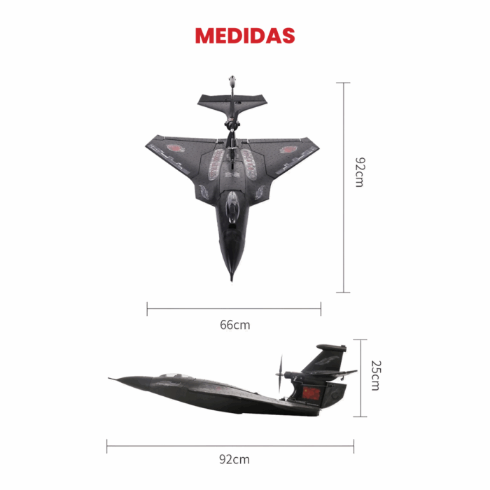 Avion Planeador Impermeable de Ala Fija a Control Remoto Toysky - Imagen 4
