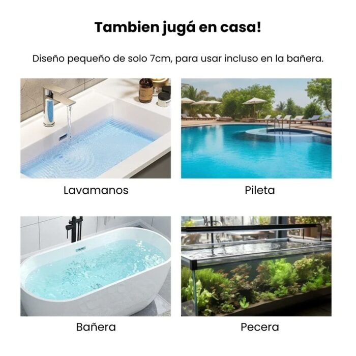 Mini Barco Control Remoto Giro 360° Luces Led - Imagen 9