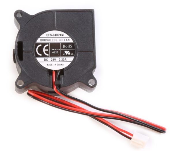 Turbina Fan De Capa 24V 4020 Blast Blower L200mm (Ficha Blanca) CR-10S