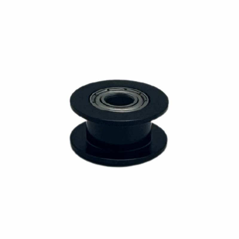 Polea Guia Tensora 2gt-6mm interno 5mm Aluminio Negro Sin Dientes (Biqu)