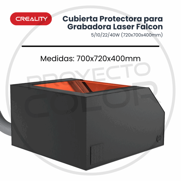 Cubierta Protectora para Grabadora Laser Falcon 5/10/22/40W (720x700x400mm) - Imagen 8