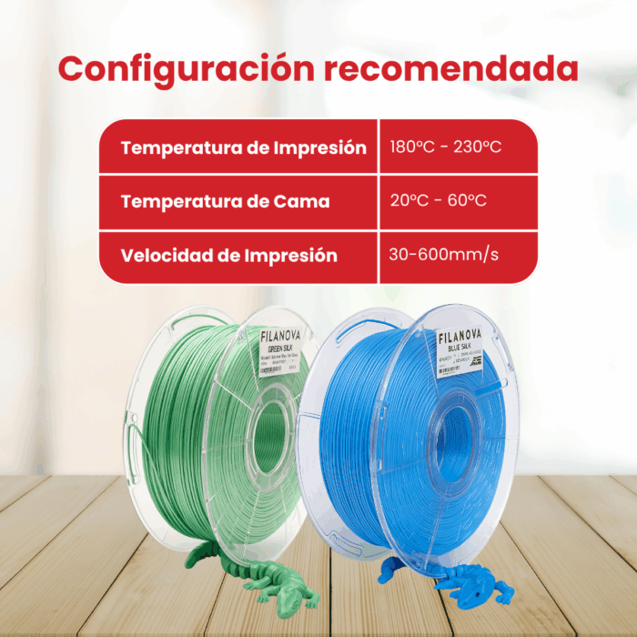 Filamento PLA SILK High Speed Filanova x 1Kg - Imagen 4