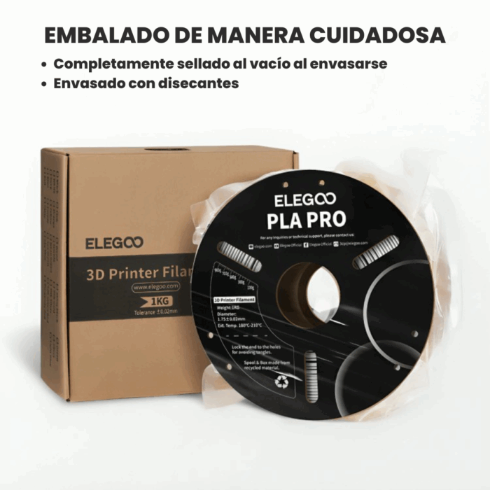 Filamento Elegoo PLA Pro 1.75mm 1KG - Imagen 4