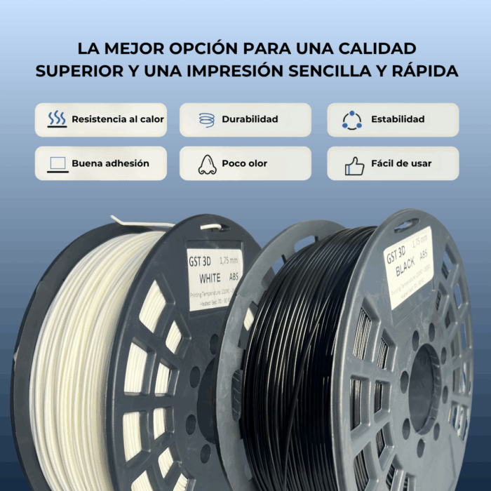 GST3D Filamento ABS Rollo x1 KG (Sin Caja) - Imagen 6