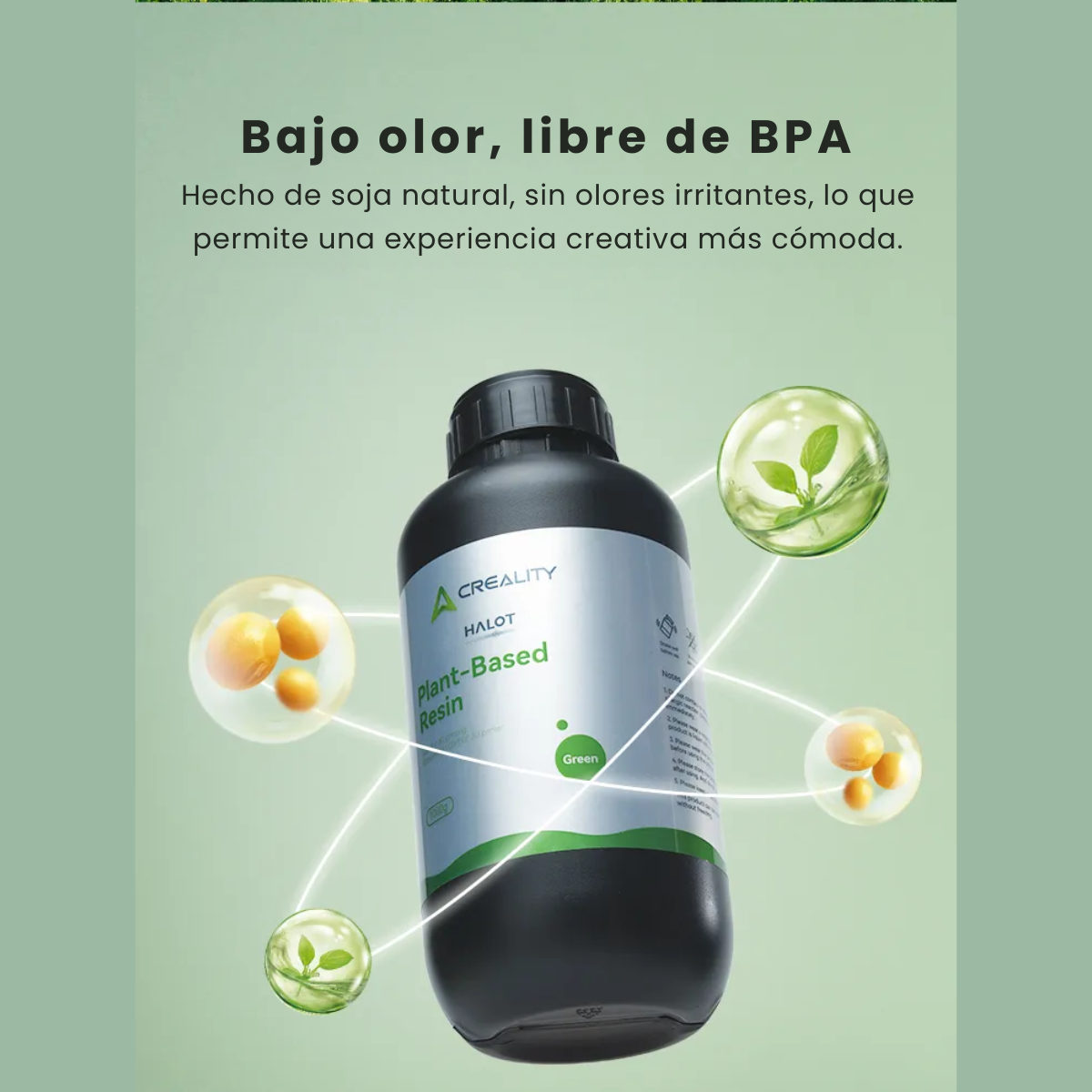 Resina Creality Vegetal 1Kg - Imagen 4