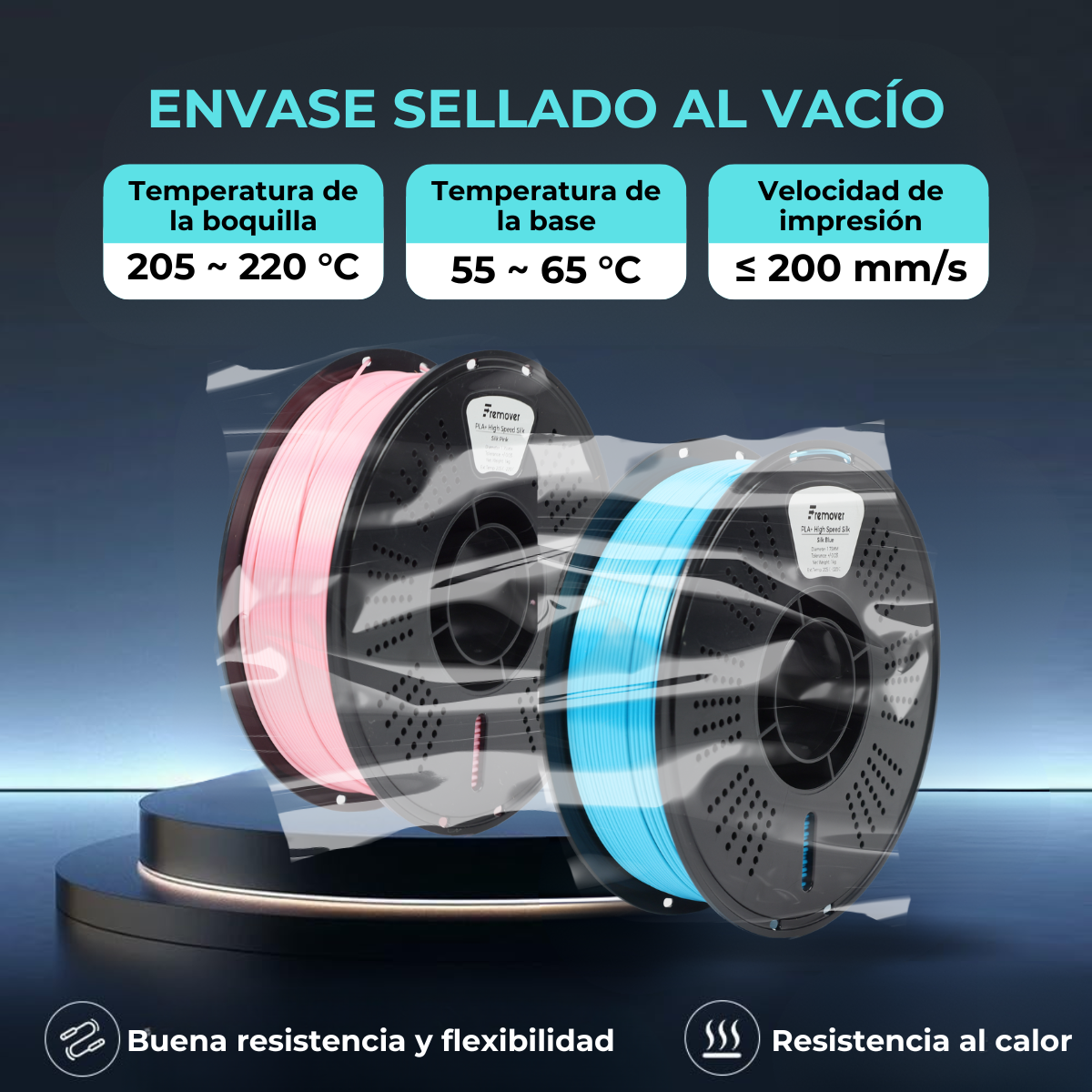 Filamento PLA+ High Speed Silk x1kg Fremover - Imagen 4